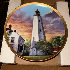 Sandy Hook Light plate collection